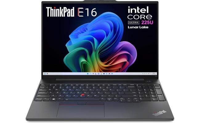 Lenovo ThinkPad Edge E16 Gen 3 (2025) Intel® Ultra 5 Gen II 225U 12-Core Intel® AI Boost w/ DDR5 Memory & Backlit keyboard , Black
