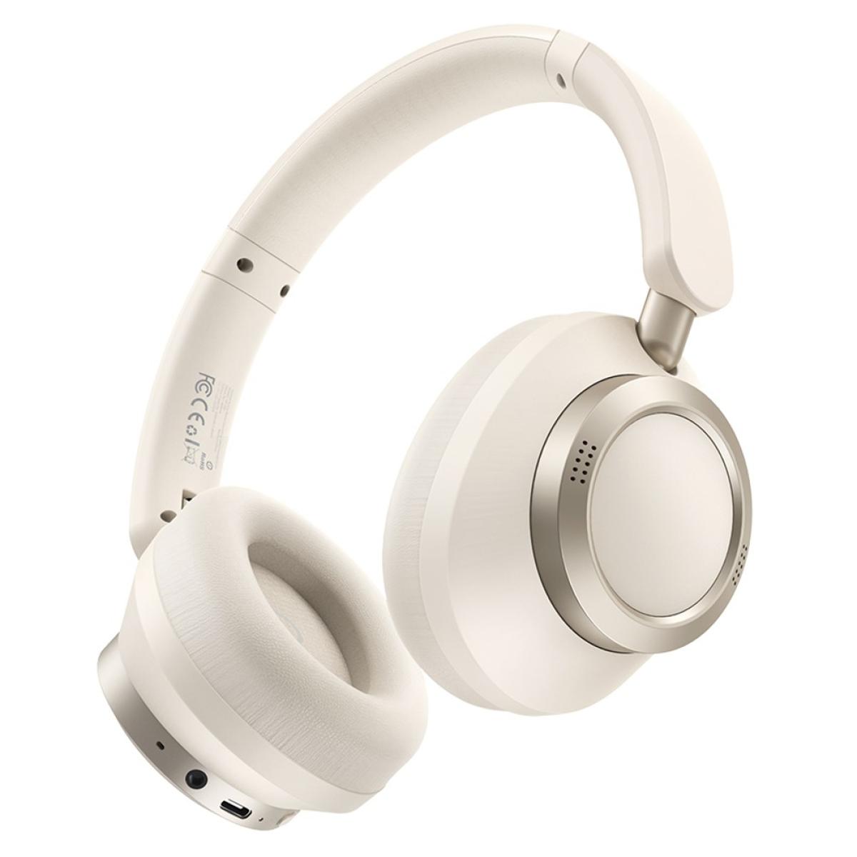 Mcdodo HP-5821 T03 Series Bluetooth-Compatible Headphone Over-Ear ANC Noise Cancelling Headset - White