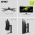 MSI MAG 342CQR E2 34" UWQHD 4K Curved 1500R 180 Hz ,1ms , sRGB 119% HDR Ready AI Vision Less Blue Light AMD FreeSync™ Premium
