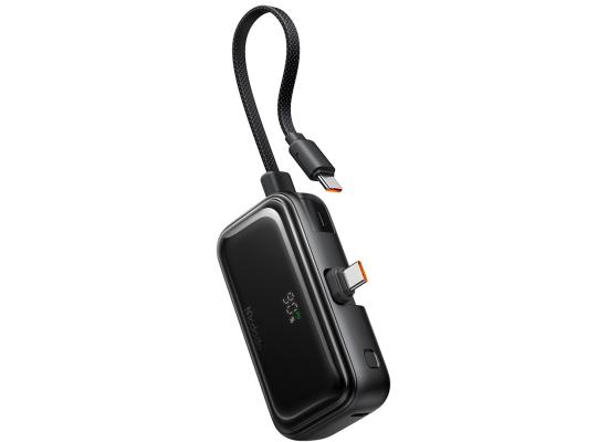 Mcdodo MC-7760 MDD Free kit Series Power Bank with USB-C Plug Digital Display 5000mAh 20W Portable Phone Charger - Black