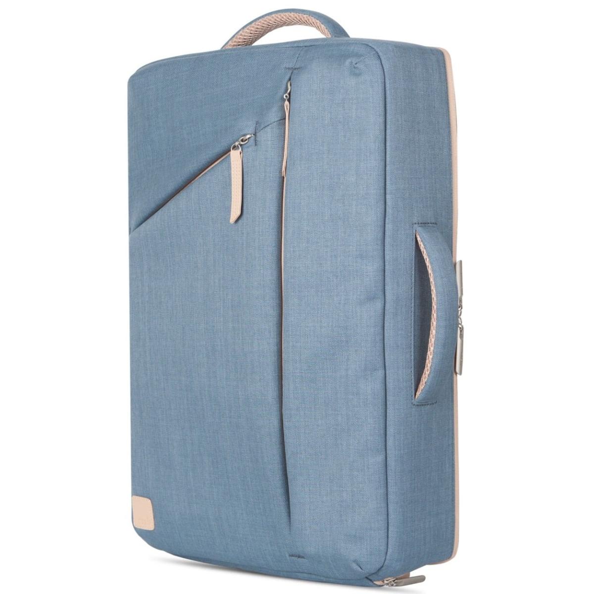 Moshi Venturo Backpack Ultra-Lightweight, An ergonomic, crossbody laptop backpack with cushioned compartments for a laptop (up to 15