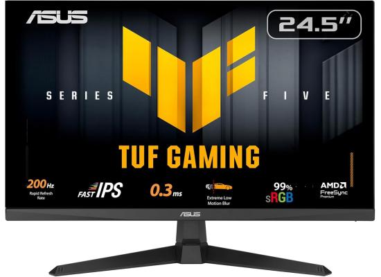 ASUS TUF VG259Q5A 25" Fast IPS Full HD 200Hz 0.3 ms HDR 10 Extreme Low Motion Blur DisplayWidget Center Adaptive-Sync w/ Speakers