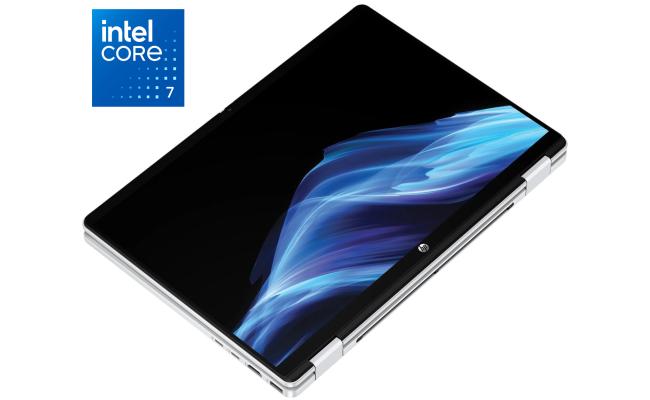HP OmniBook 5 Flip (2024) 14-fp0023dx NEW Intel Core 7 10-Cores w/ 360° Touch Display & BIG Battery & Fast Charge - Silver