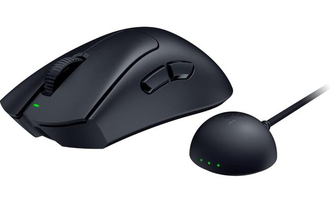 Razer DeathAdder V4 Pro Wireless Gaming Mouse: 56g Lightweight - HyperSpeed Wireless Gen-2 - Optical Scroll Wheel - Optical Switches Gen-4 - Focus Pro 45K Sensor Gen-2 - Up to 150 Hr Battery
