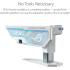 Asus XH01 ROG Herculx Graphics Card Holder Toolless Mount Zinc Alloy Structure Height Adjustable , White