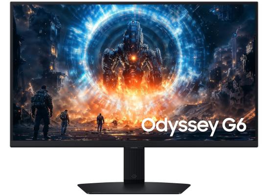 SAMSUNG Odyssey G6 (G60F) 27" IPS QHD 2K 350hz 1MS HDR 400 NVIDIA G-Sync Compatible HDMI 2.1 w/ Adjustable Stand , Black