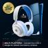 SteelSeries Arctis Nova 7P Wireless Multi-Platform Gaming Headset Neodymium Magnetic Drivers 2.4GHz + Bluetooth 38Hr USB-C Battery Gen2 AI Mic PlayStation, PC, Switch, VR, Mobile - White
