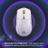 SteelSeries Rival 3 Wireless Gen 2 Gaming Mouse 2.4GHz and Bluetooth 18000 DPI TrueMove Air Optical Sensor 60 Million Click Durability Light-Weight 100% PTFE Feet , White