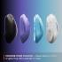SteelSeries Rival 3 Wireless Gen 2 Gaming Mouse 2.4GHz and Bluetooth 18000 DPI TrueMove Air Optical Sensor 60 Million Click Durability Light-Weight 100% PTFE Feet , White
