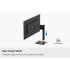 SAMSUNG ViewFinity S8 S8UD 37" 4K UHD HDR10 1.07b Color Support Flicker-Free Feature Hight Adjustable Stand w/ USB C - Black