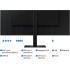 SAMSUNG ViewFinity S8 S8UD 37" 4K UHD HDR10 1.07b Color Support Flicker-Free Feature Hight Adjustable Stand w/ USB C - Black