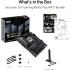 ASUS TUF GAMING X870E-PLUS WIFI 7 ATX AM5 Motherboards, AMD X870E Chipset, 4x DIMM DDR5 Slots, Up to 256GB Max Memory, 1x PCIe 5.0 x16 SafeSlot & 4x M.2 Slots, Wi-Fi 7 & BT 5.4