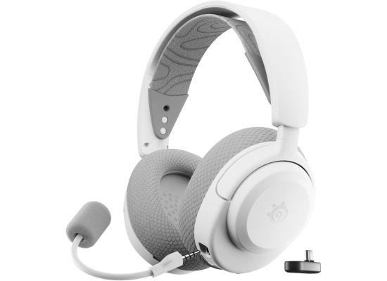 SteelSeries Arctis Nova 3X Wireless Xbox Gaming Headset - Mobile App Control - 40 HR Battery - Neodymium Magnetic Drivers - 2.4GHz/Bluetooth - Detachable Mic - Xbox, PS5, PC - White