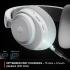 SteelSeries Arctis Nova 3X Wireless Xbox Gaming Headset - Mobile App Control - 40 HR Battery - Neodymium Magnetic Drivers - 2.4GHz/Bluetooth - Detachable Mic - Xbox, PS5, PC - White
