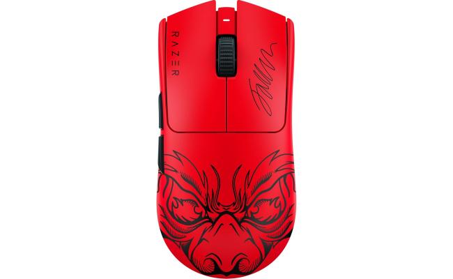 Razer Viper V3 Pro Wireless Esports Gaming Mouse: Symmetrical - 54g Lightweight - 8K Polling - 35K DPI Optical Sensor - Gen3 Optical Switches - 8 Programmable Controls - 95 Hr Battery - Faker Edition