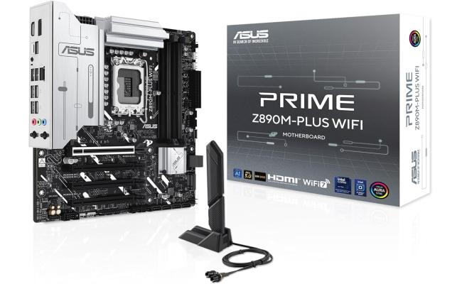 ASUS PRIME Z890M-Plus WIFI 7 Z890 DDR5 LGA 1851 Advanced AI PC-ready 3x M.2 SSD PCIe® 5.0 USB Type-C® 2.5Gb Lan