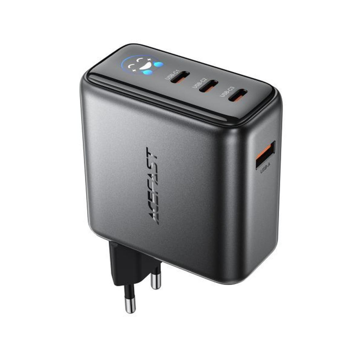 ACEFAST A160 PD140W GaN Wall Charger EU Metal Grey ACEFAST A160 PD140W GaN Wall Charger EU Metal Grey