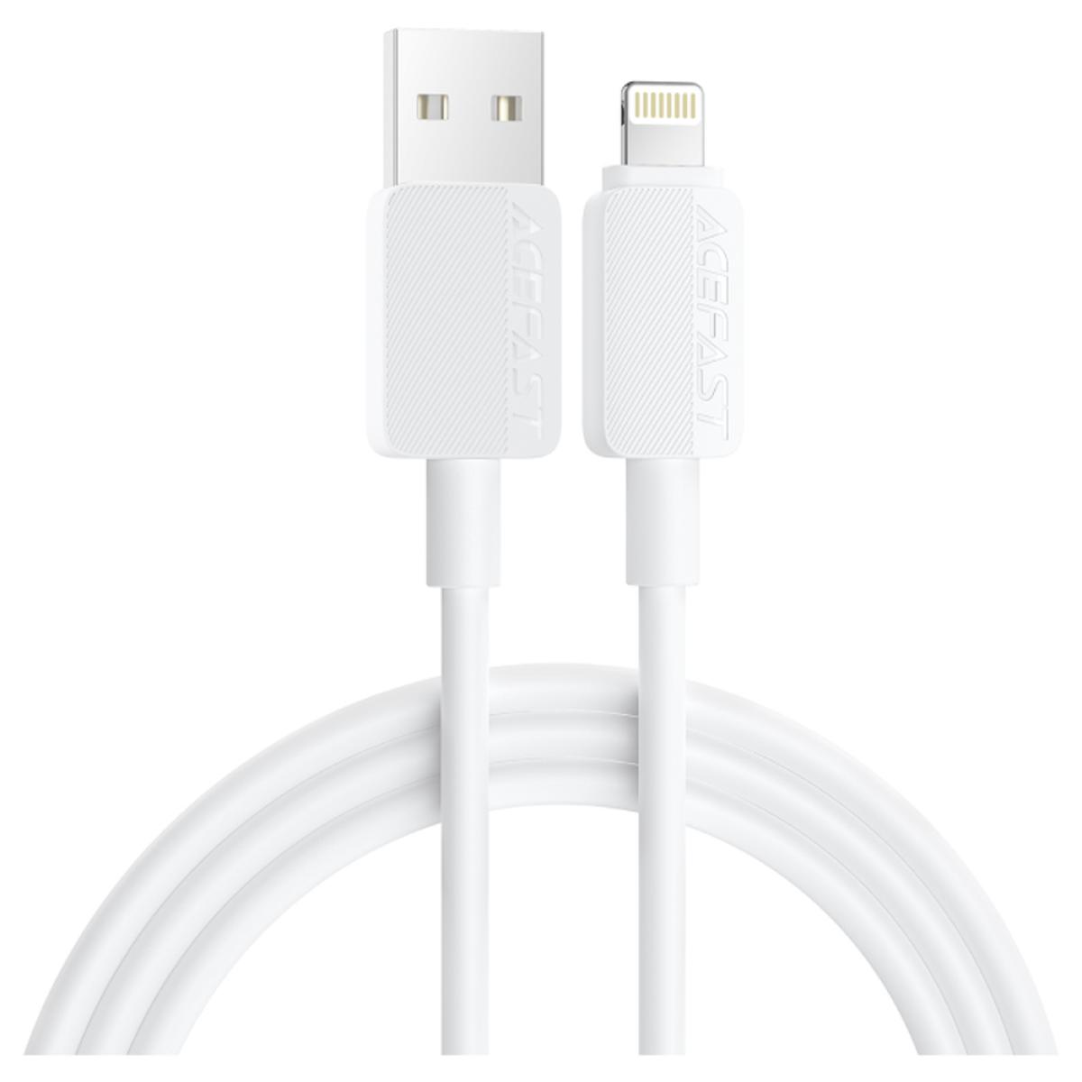 ACEFAST C26-02 USB-A to Lightning PVC Cable White