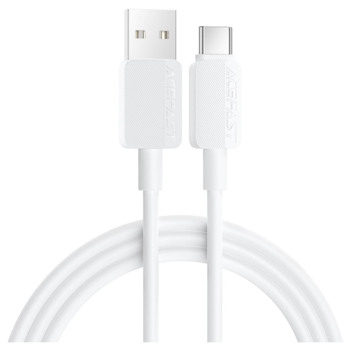 ACEFAST C26-04 18W USB-A to USB-C PVC Charging Data Cable White