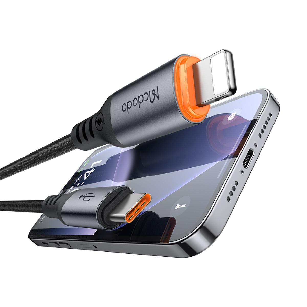 Mcdodo CA-087 / CA-0870 36W USB-C to Lightning Auto Power-Off Cable 1.2m Mcdodo CA-087 / CA-0870 36W USB-C to Lightning Auto Power-Off Cable 1.2m