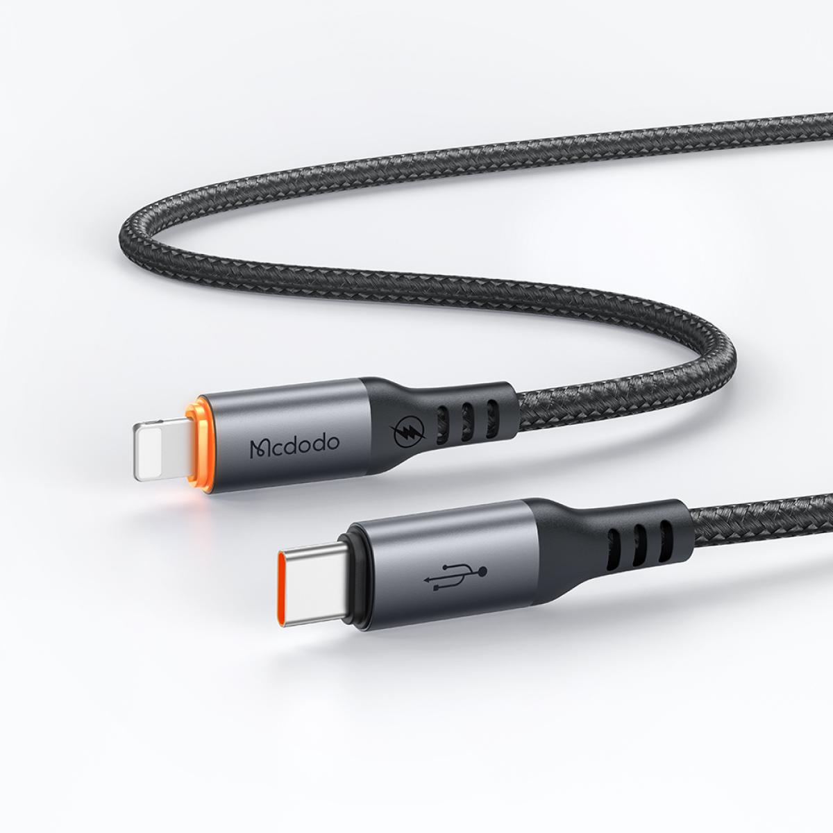 Mcdodo CA-087 / CA-0870 36W USB-C to Lightning Auto Power-Off Cable 1.2m Mcdodo CA-087 / CA-0870 36W USB-C to Lightning Auto Power-Off Cable 1.2m