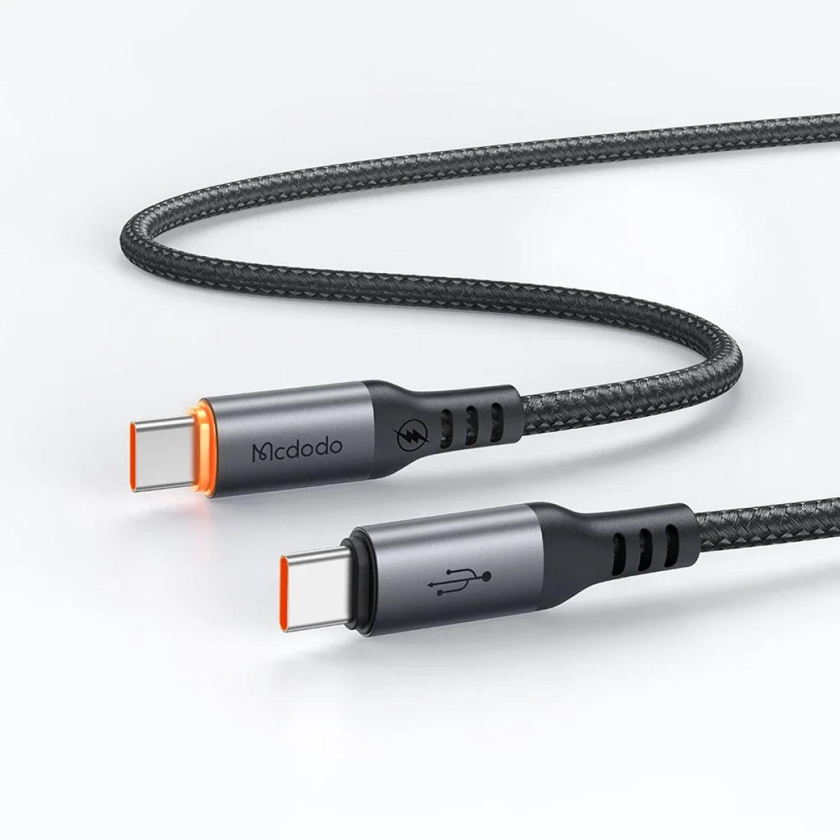 Mcdodo CA-2040 100W PD USB-C to USB-C E-Marker Power-Off Cable 1.2m Black Mcdodo CA-2040 100W PD USB-C to USB-C E-Marker Power-Off Cable 1.2m Black