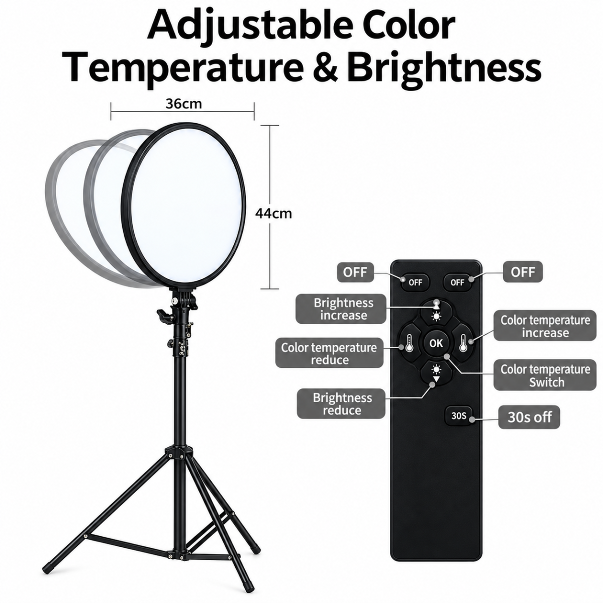 Matrix Code Quotes JMARY FM-15RS 15-Inch 40W LED Video Panel Light with Touch & Remote ...