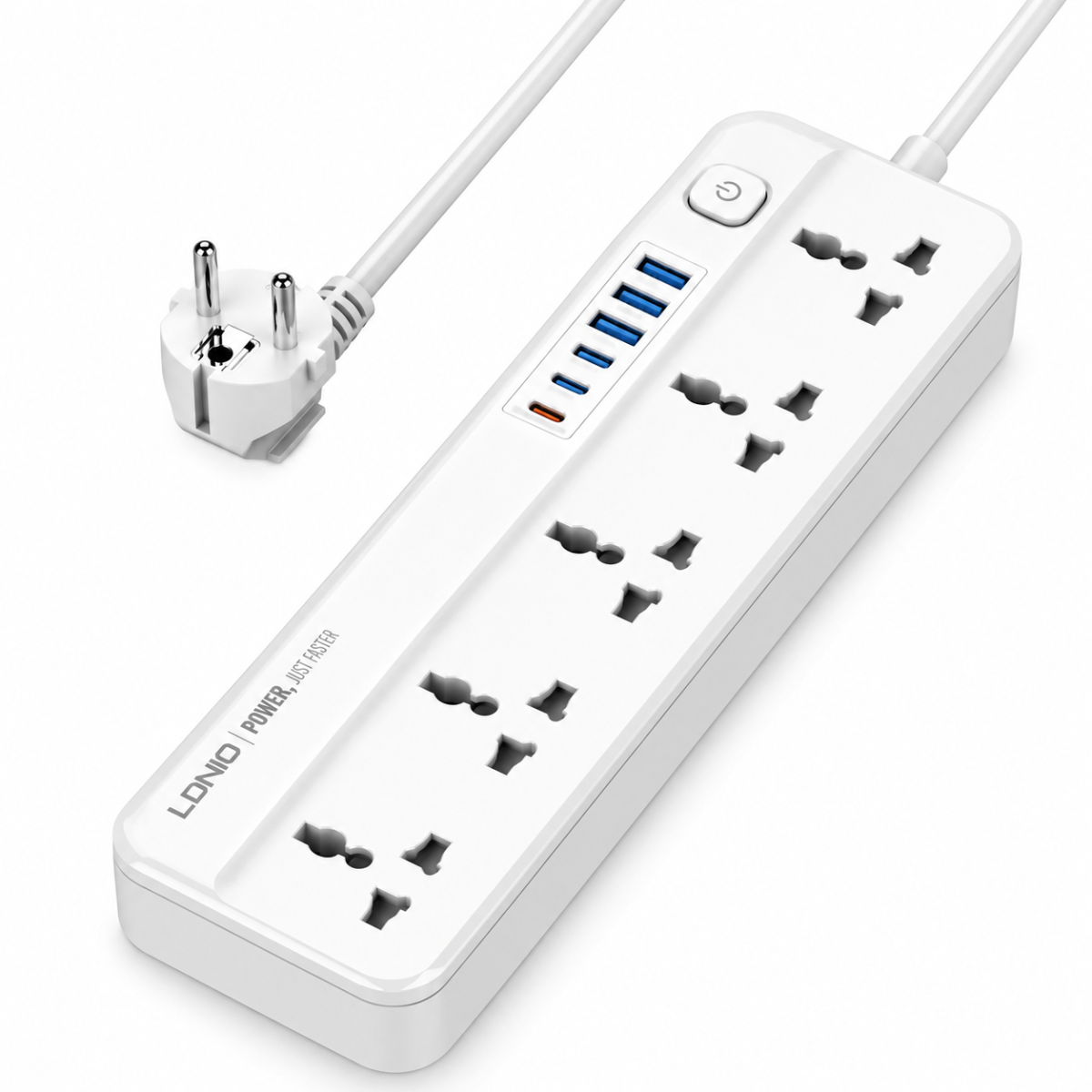 LDNIO SC5614C Universal Power Strip with USB Charging