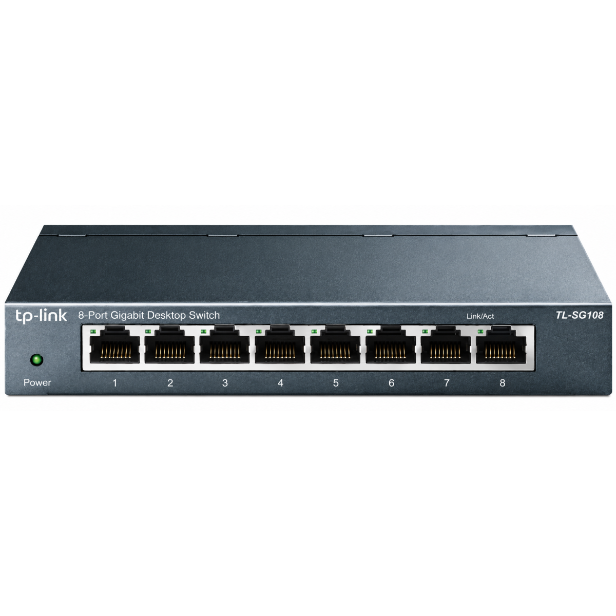 TP-Link TL-SG108 8-Port Gigabit Unmanaged Desktop Switch – Metal Case