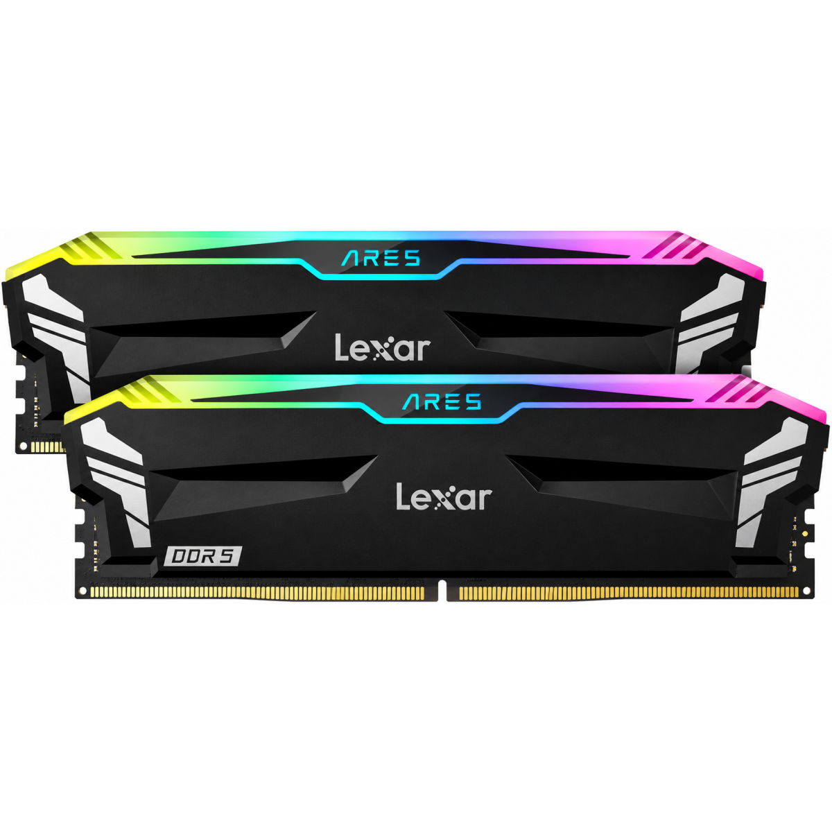 Lexar ARES RGB 32GB (2x16GB) DDR5 7200MT/s CL34 Desktop Memory Kit – Black