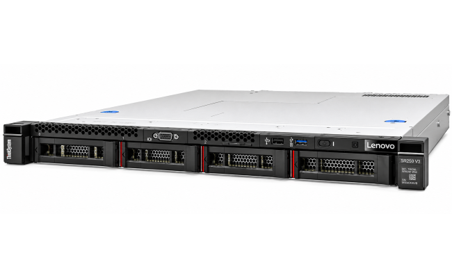 Lenovo ThinkSystem SR250 V3 Intel Xeon E-E-2468 up to 5.2GHz 8-Cores w/ 32GB DDR4 Memory & 800W Power Supply