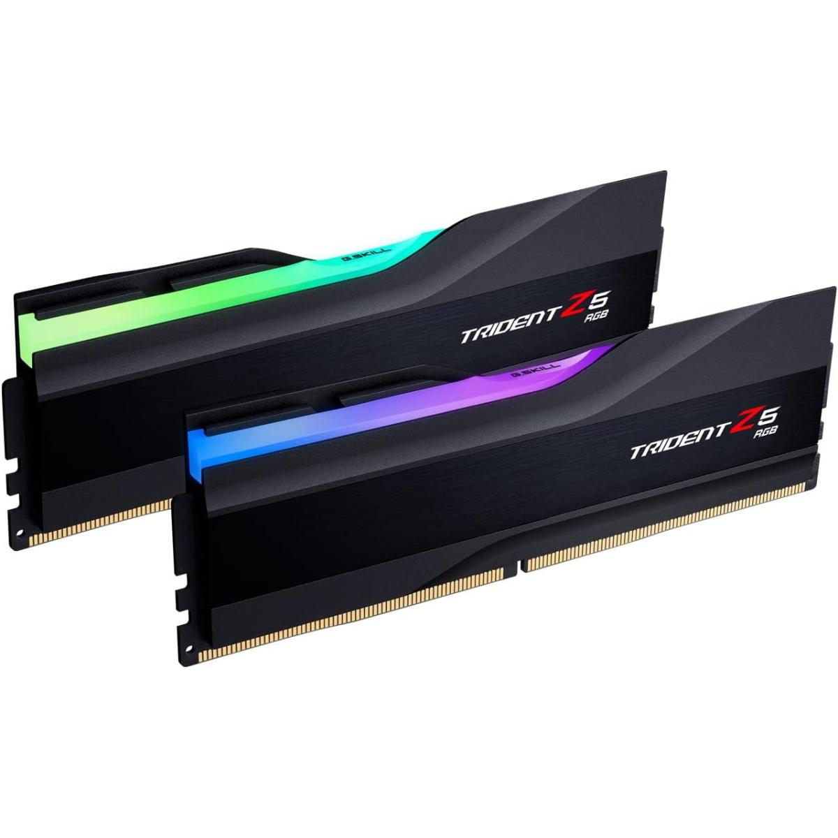 G.SKILL Trident Z5 RGB 32GB (2x16GB) DDR5 8000MT/s CL38 Memory Kit – Matte Black
