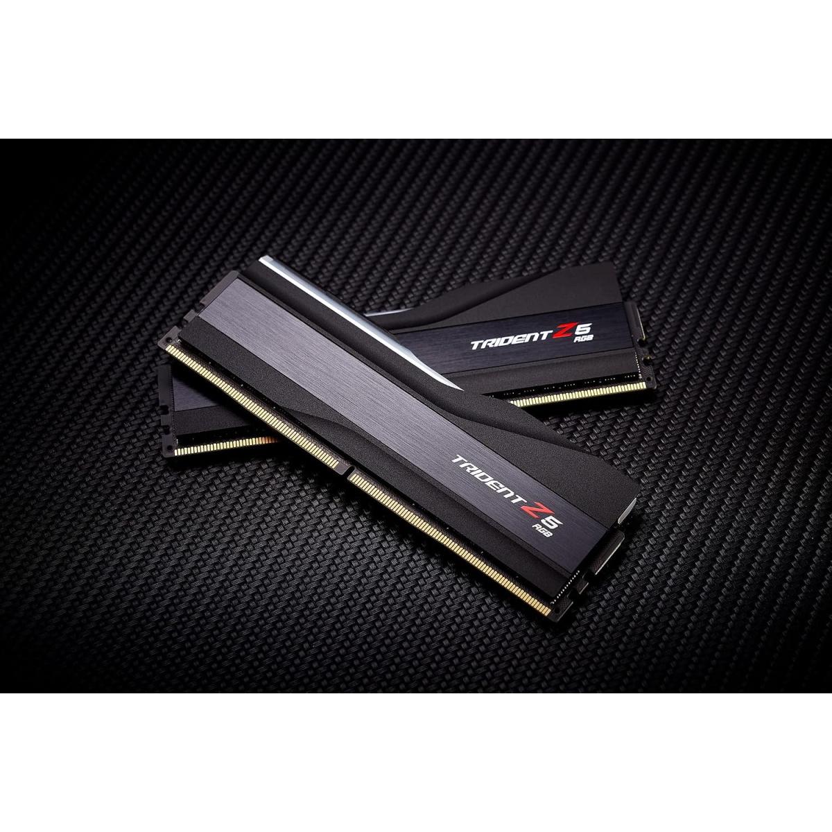 G.SKILL Trident Z5 RGB 32GB (2x16GB) DDR5 8000MT/s CL38 Memory Kit – Matte Black G.SKILL Trident Z5 RGB 32GB (2x16GB) DDR5 8000MT/s CL38 Memory Kit – Matte Black