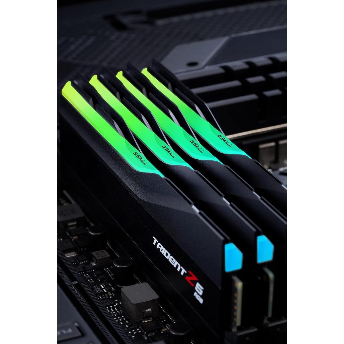 G.SKILL Trident Z5 RGB 32GB (2x16GB) DDR5 8000MT/s CL38 Memory Kit – Matte Black G.SKILL Trident Z5 RGB 32GB (2x16GB) DDR5 8000MT/s CL38 Memory Kit – Matte Black