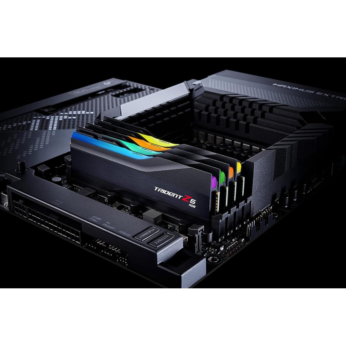 G.SKILL Trident Z5 RGB 32GB (2x16GB) DDR5 8000MT/s CL38 Memory Kit – Matte Black G.SKILL Trident Z5 RGB 32GB (2x16GB) DDR5 8000MT/s CL38 Memory Kit – Matte Black