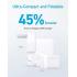 Anker 323, 33W Wall Charger + USB-C To C Cable 3ft, USB Type-A & USB Type-C Interface, ActiveShield Safety System, Portable, Universal Compatibility, White