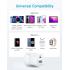 Anker 323, 33W Wall Charger + USB-C To C Cable 3ft, USB Type-A & USB Type-C Interface, ActiveShield Safety System, Portable, Universal Compatibility, White