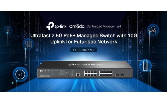 TP-Link Omada SG3218XP-M2 | 16 Port Multi-Gig 2.5G PoE Switch, 2x10GE SFP+ Port, 8 PoE+ Port@240W | L2+ Smart Managed | Support Omada SDN | Static Routing, IGMP Snooping, Abundant Security Features