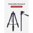 JMARY KP-2294 179cm 4-section Adjustable Monopod Multi-Function Panoramic Photography Tripod - Black