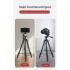 JMARY KP-2294 179cm 4-section Adjustable Monopod Multi-Function Panoramic Photography Tripod - Black