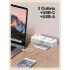 LDNIO SC3317 Plug Expansion Socket with USB Wall Plug Adapter 3 Way 1 to 3 Power Expansion Adapter