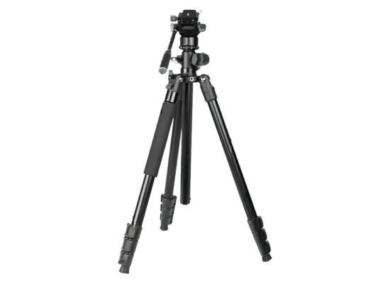 Jmary Professional KS355+HG60 DSLR ILDC Camera 2-in-1 Monopod Tripod 360 Degree Panoramic Ball Head Stand - Black