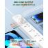 LDNIO SC5319 Multi Socket Extension Lead with 5 AC 3 USB Power Socket Plug Extender 2M