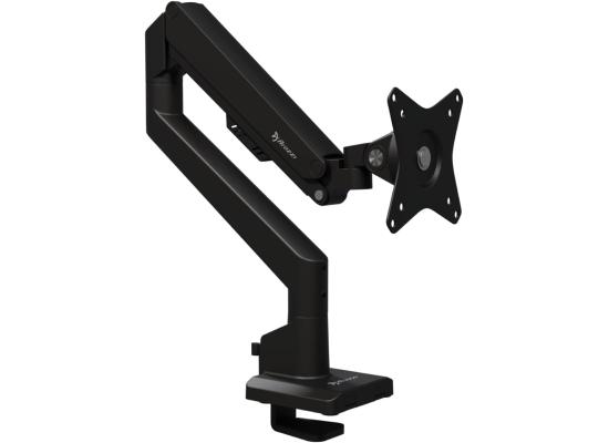 Arozzi Alzare Neo Gas Spring Single Monitor Arm Support up to 9KG 360° Screen Rotation Adjustable Height & Full Motion - Black