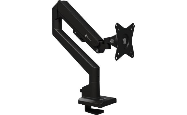 Arozzi Alzare Neo Gas Spring Single Monitor Arm Support up to 9KG 360° Screen Rotation Adjustable Height & Full Motion - Black