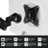 Arozzi Alzare Neo Gas Spring Single Monitor Arm Support up to 9KG 360° Screen Rotation Adjustable Height & Full Motion - Black