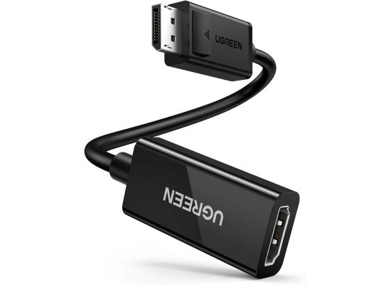 UGREEN DisplayPort to HDMI Adapter 1080P@60Hz DP to HDMI Male to Female Converter Video Display Cord Compatible with AMD NVIDIA Dell HP PC Laptop HDTV Monitor Projector Computer