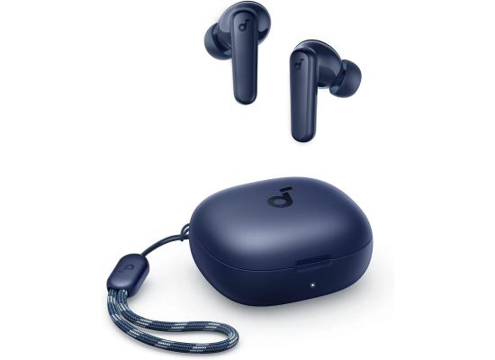 Anker Soundcore R50i True Wireless Earbuds, 10mm Drivers with Big Bass, Bluetooth 5.3, 30H Long Playtime, Water-Resistant, 2 Mics for AI Clear Calls, 22 Preset EQs, Customization via App (Blue)