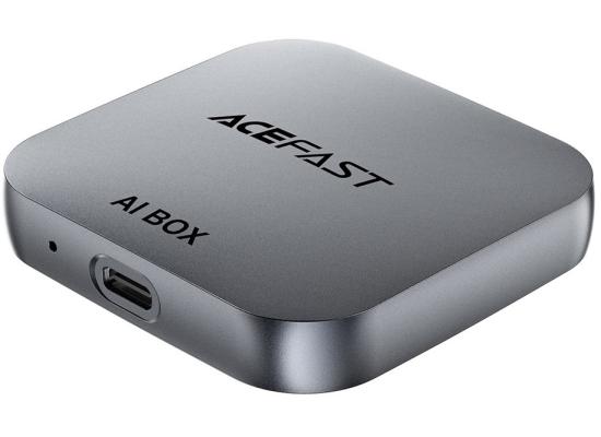 ACEFAST QC2 AI Box Car Play Wireless Adapter with TF Card Slot for Car Play / Android Auto Wire to Wireless Converter - Metal Gray product thumbnail 2
