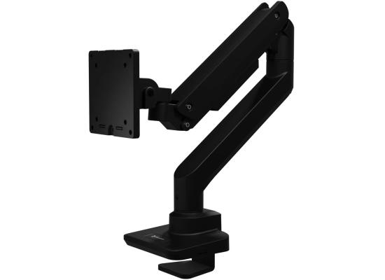 Arozzi Alzare Neo Pro Gas Spring Heavy Duty Monitor Arm Extra Strong Desk Mount Support up to 20KG 360° Screen Rotation Adjustable Height & Full Motion - Black